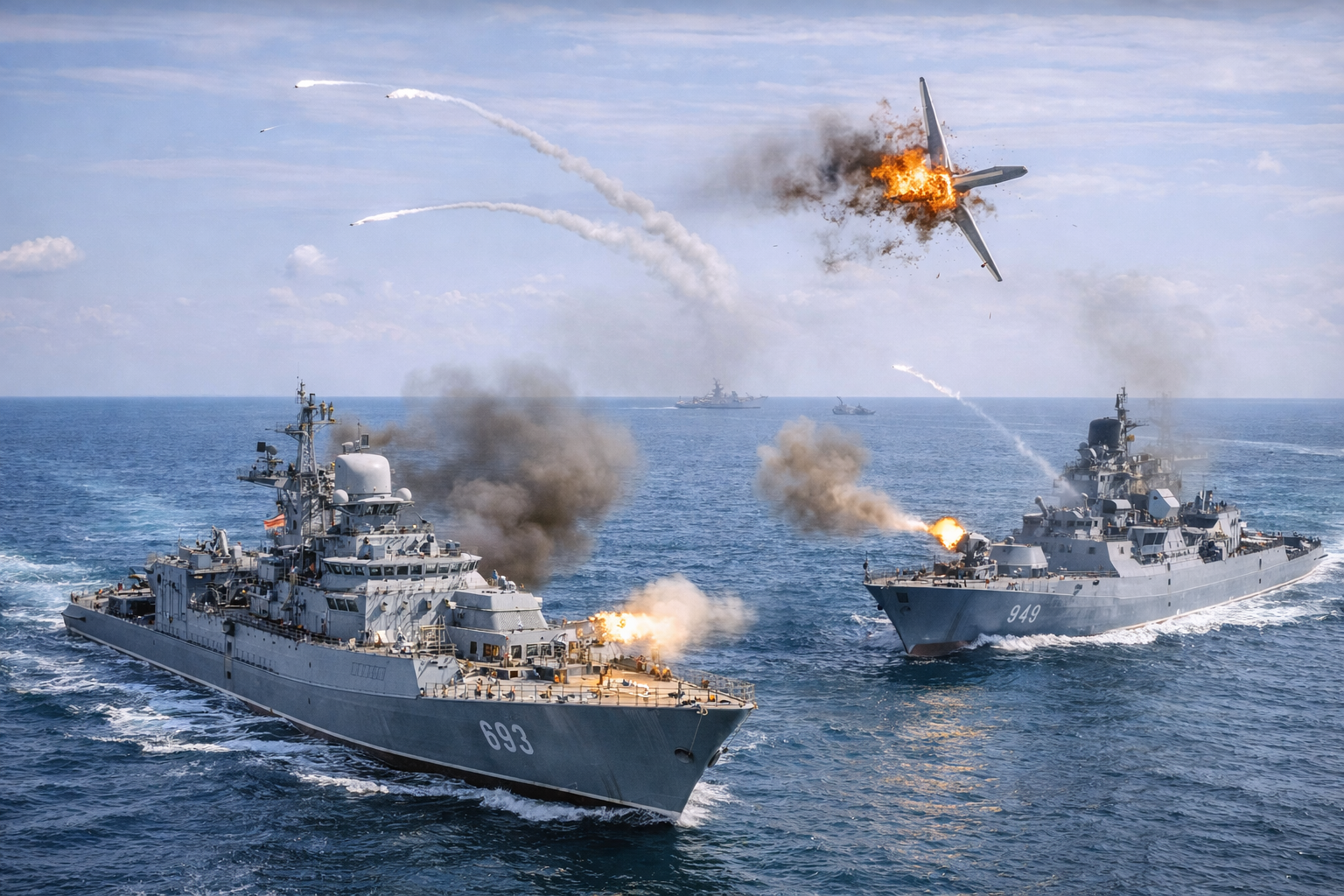 В морском порту Сочи 12 января пройдут военные учения со стрельбами