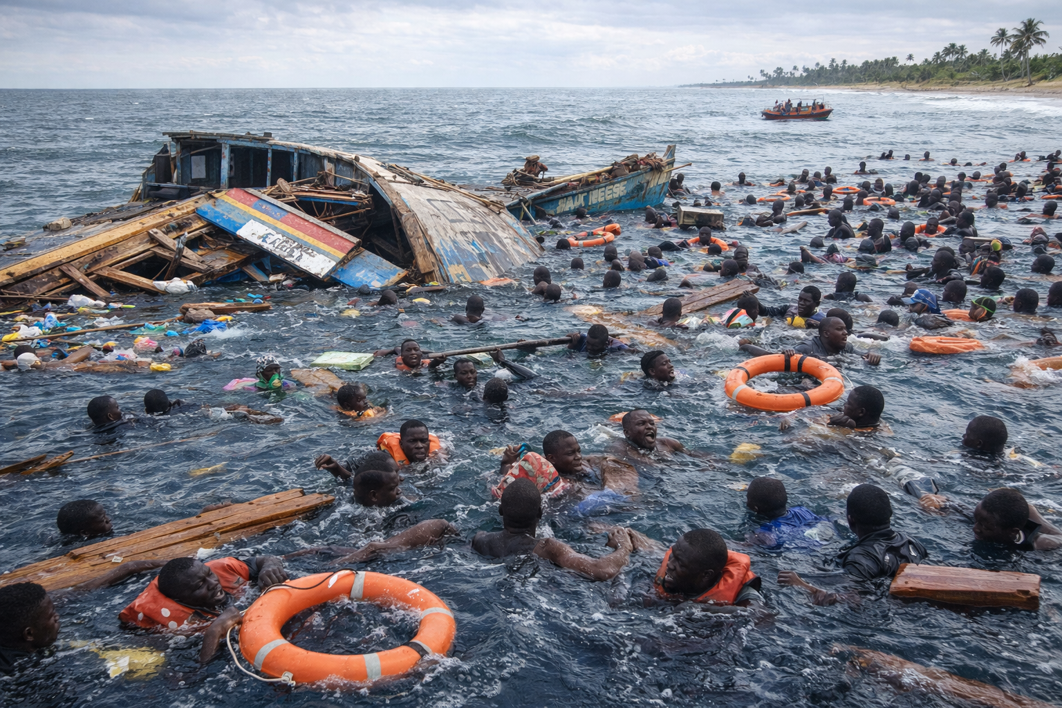 У берегов Гамбии перевернулось судно с мигрантами, есть погибшие